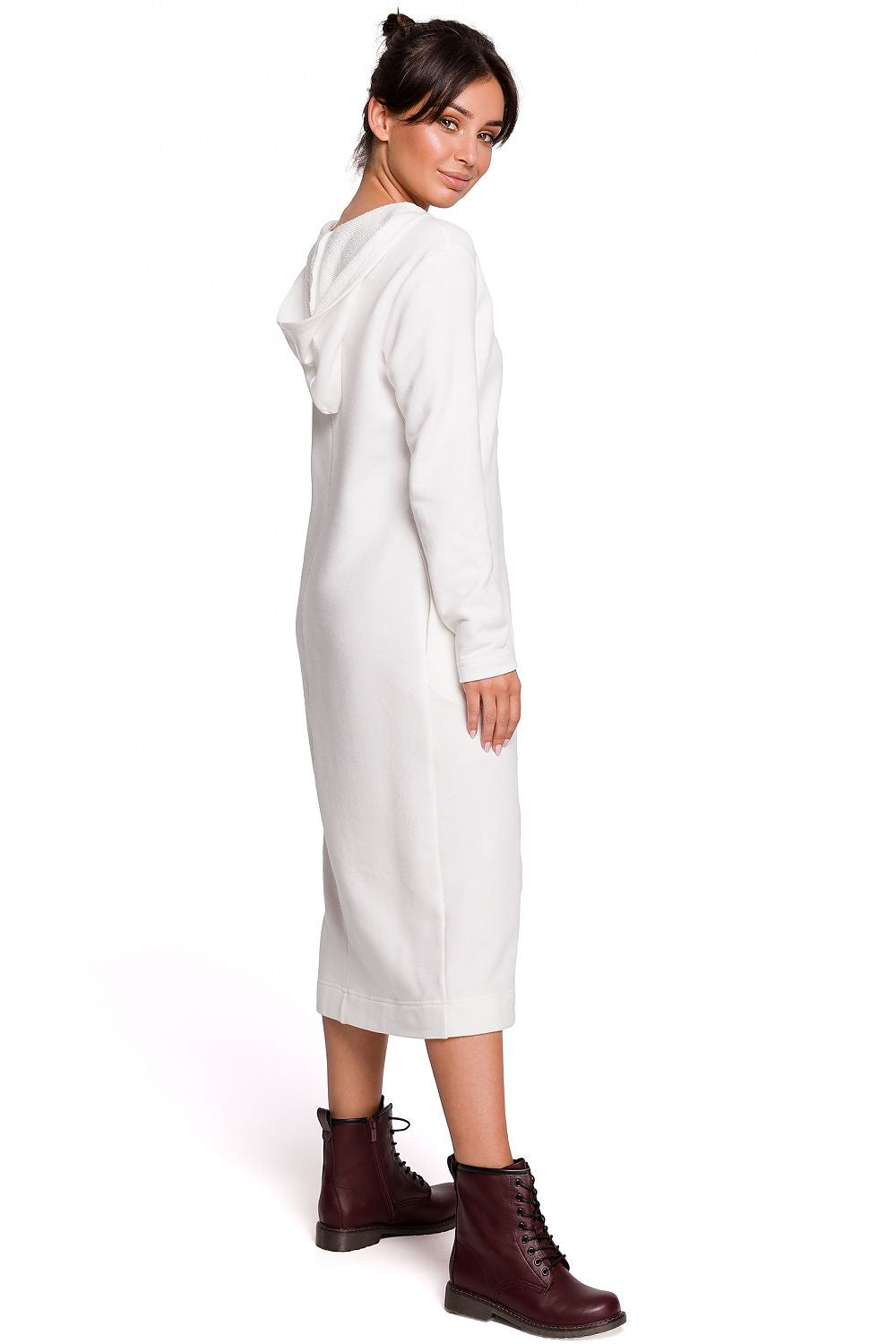 Praktiske Dagskjole BeWear til dame fra MS StyleHaven, laget av polyester, farge Rosa, størrelse L, med long ermer, perfekt til dress
