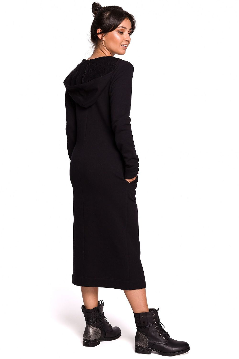 Praktiske Dagskjole BeWear til dame fra MS StyleHaven, laget av polyester, farge Rosa, størrelse XXL, med long ermer, perfekt til dress