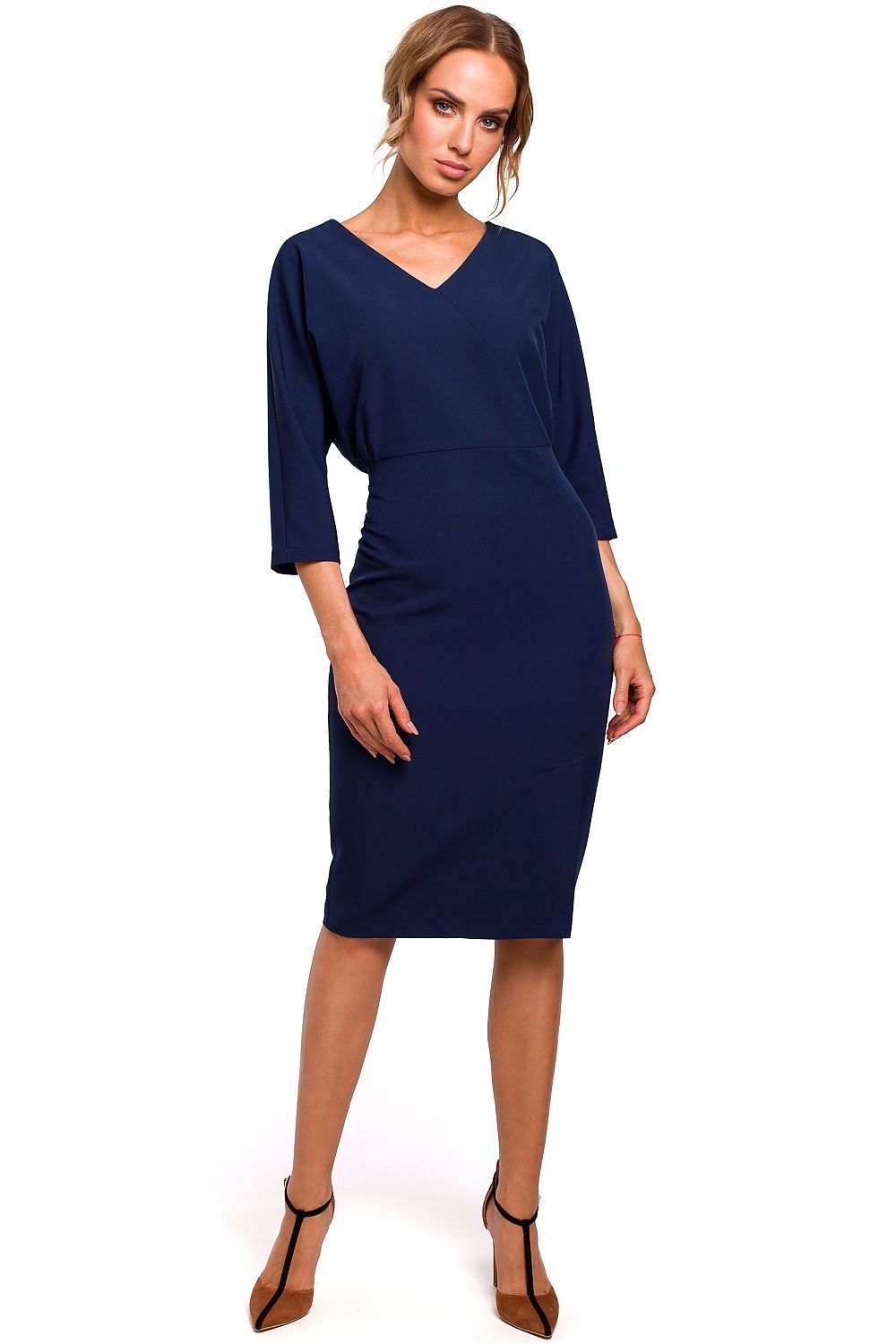 Uforet Dagkjole Moe til dame fra MS StyleHaven, laget av polyester, farge Rød, størrelse L, med 45720 ermer, perfekt til casual; dress