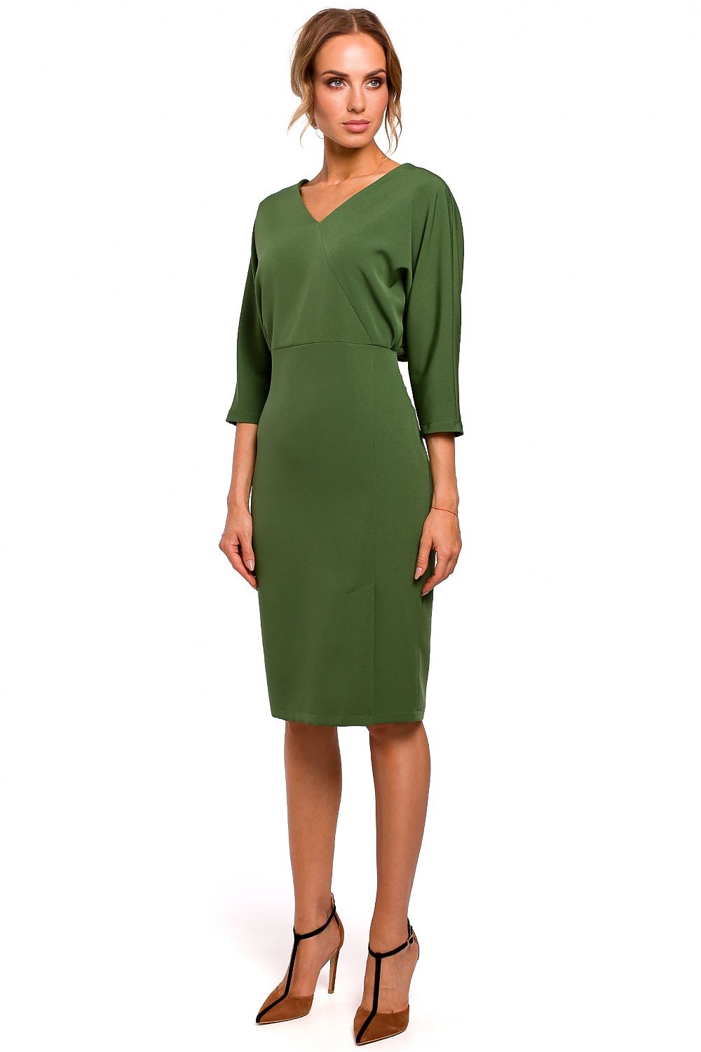 Uforet Dagkjole Moe til dame fra MS StyleHaven, laget av polyester, farge Rød, størrelse XXL, med 45720 ermer, perfekt til casual; dress