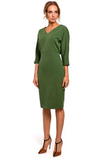 Uforet Dagkjole Moe til dame fra MS StyleHaven, laget av polyester, farge Rød, størrelse XXL, med 45720 ermer, perfekt til casual; dress