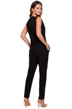 Dress Makover til dame fra MS StyleHaven, laget av polyester; rayon, farge Svart, størrelse M, med sleeveless ermer