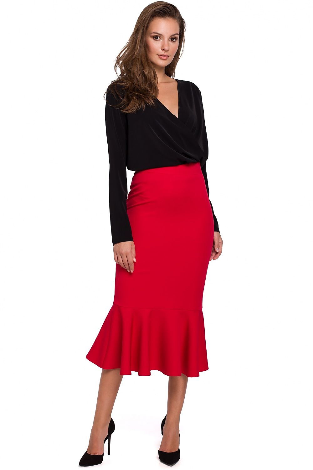 Pennskjørt - Makover til dame fra MS StyleHaven, laget av polyester, farge Rosa, størrelse XXL, med sleeveless ermer