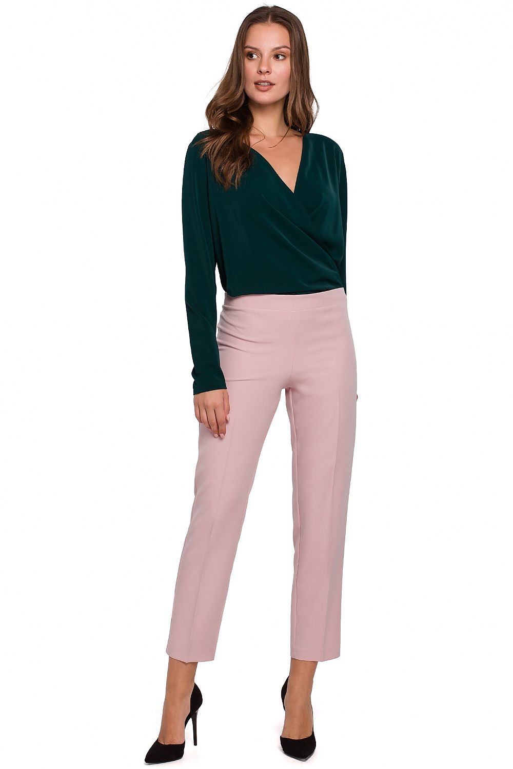 Damebukser / Makover til dame fra MS StyleHaven, laget av polyester; Elastan, farge Grå, størrelse XXL, med sleeveless ermer