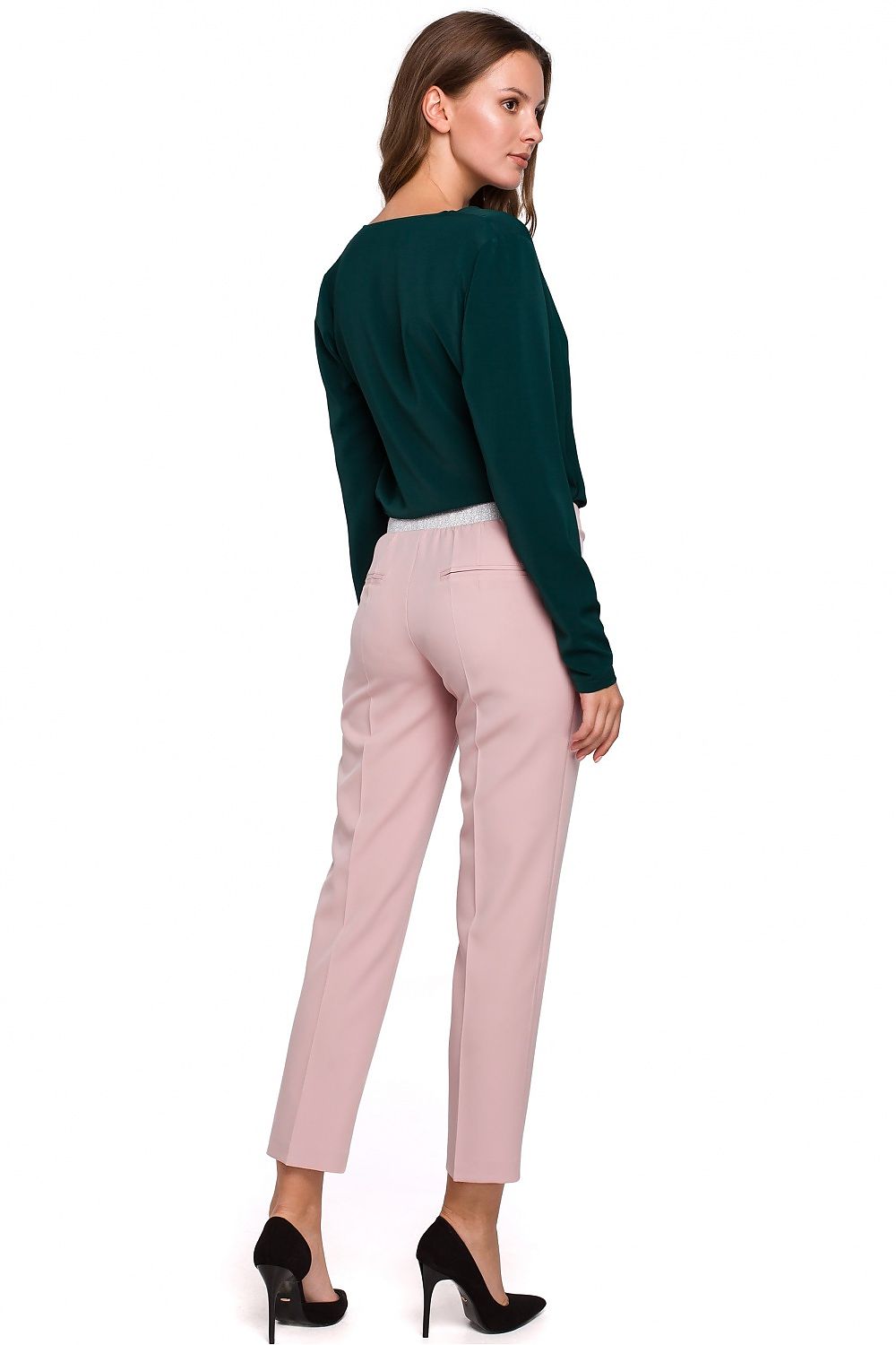 Damebukser / Makover til dame fra MS StyleHaven, laget av polyester; Elastan, farge Marineblå, størrelse s, med sleeveless ermer