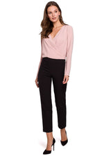 Damebukser / Makover til dame fra MS StyleHaven, laget av polyester; Elastan, farge Marineblå, størrelse M, med sleeveless ermer