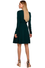 Feminin Dagkjole Moe til dame fra MS StyleHaven, laget av polyester, farge Rosa, størrelse s, med long ermer, perfekt til casual; dress