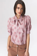 Bluse Nife til dame fra MS StyleHaven, laget av polyester, farge Flerfarget, størrelse 40, med 45720 ermer, perfekt til casual; dress