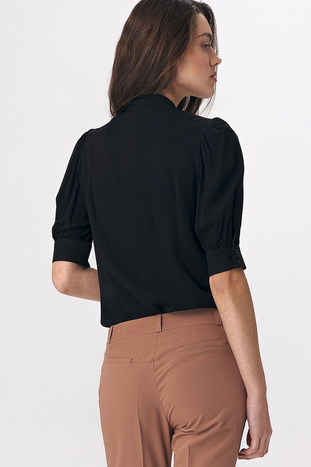 Bluse Nife til dame fra MS StyleHaven, laget av polyester, farge Rosa, størrelse 38, med 45720 ermer, perfekt til casual; dress