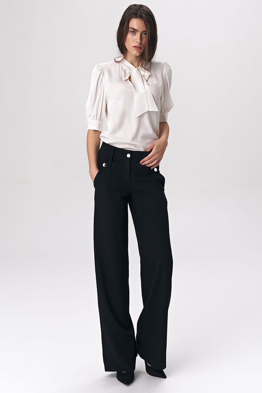 Bluse Nife til dame fra MS StyleHaven, laget av polyester, farge Rosa, størrelse 42, med 45720 ermer, perfekt til casual; dress