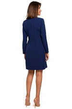 Dagkjole Stylove til dame fra MS StyleHaven, laget av polyester, farge beige, størrelse XL, med long ermer, perfekt til dress