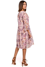 Dagkjole Stylove til dame fra MS StyleHaven, laget av polyester, farge Svart, størrelse s, med lang ermer, perfekt til dress