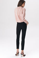 Damebukser Nife til dame fra MS StyleHaven, laget av polyester; Viskose, farge Svart, størrelse 36, med long ermer, perfekt til casual; dress