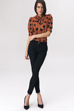 Damebukser Nife til dame fra MS StyleHaven, laget av polyester; Viskose, farge Svart, størrelse 38, med long ermer, perfekt til casual; dress
