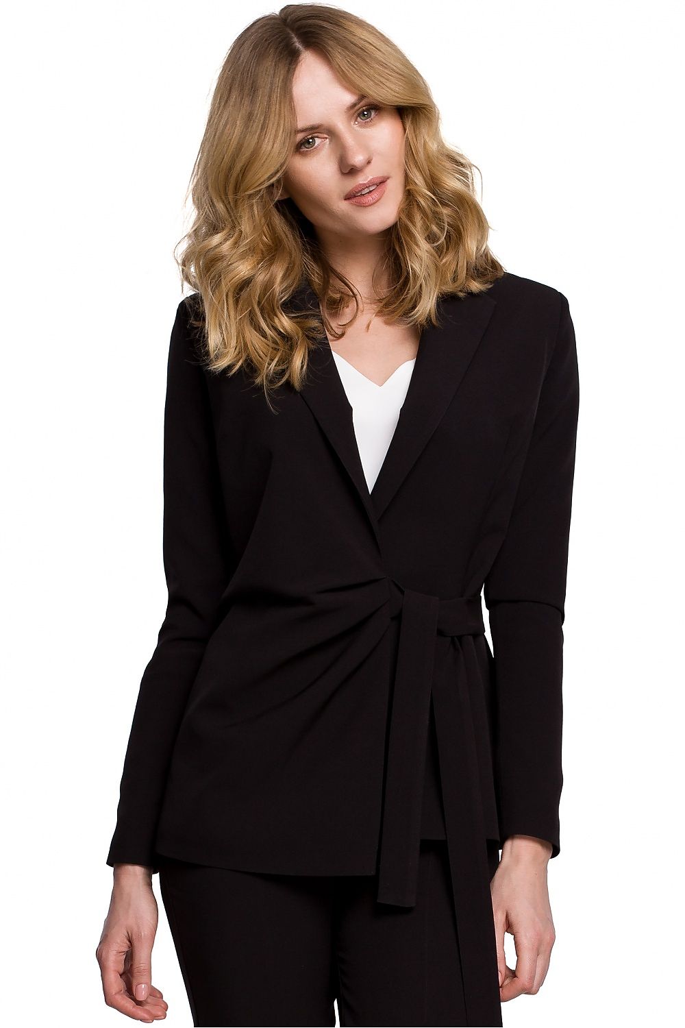 Jakke Makover til dame fra MS StyleHaven, laget av Elastan; polyester, farge Svart, størrelse s, med long ermer