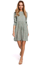 Pustende Dagkjole - Moe til dame fra MS StyleHaven, laget av Viskose, farge Svart, størrelse L, med 45720 ermer, perfekt til casual; dress