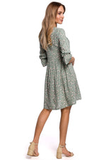 Pustende Dagkjole - Moe til dame fra MS StyleHaven, laget av Viskose, farge Svart, størrelse XL, med 45720 ermer, perfekt til casual; dress