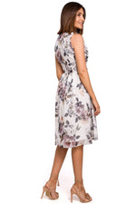 Dagkjole Stylove til dame fra MS StyleHaven, laget av polyester, farge Svart, størrelse L, med sleeveless ermer, perfekt til dress