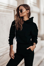 Klassisk treningsdress sett IVON til dame fra MS StyleHaven, laget av Bomull; Elastan, farge Svart, størrelse XS/S, med sleeveless ermer, perfekt til casual; dress