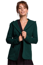BeWear hettejakke i bomull til dame fra MS StyleHaven, laget av Bomull, farge Grønn, størrelse s, med long ermer, perfekt til dress