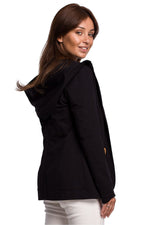 BeWear hettejakke i bomull til dame fra MS StyleHaven, laget av Bomull, farge Svart, størrelse s, med long ermer, perfekt til dress