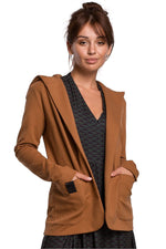 BeWear hettejakke i bomull til dame fra MS StyleHaven, laget av Bomull, farge Svart, størrelse M, med long ermer, perfekt til dress