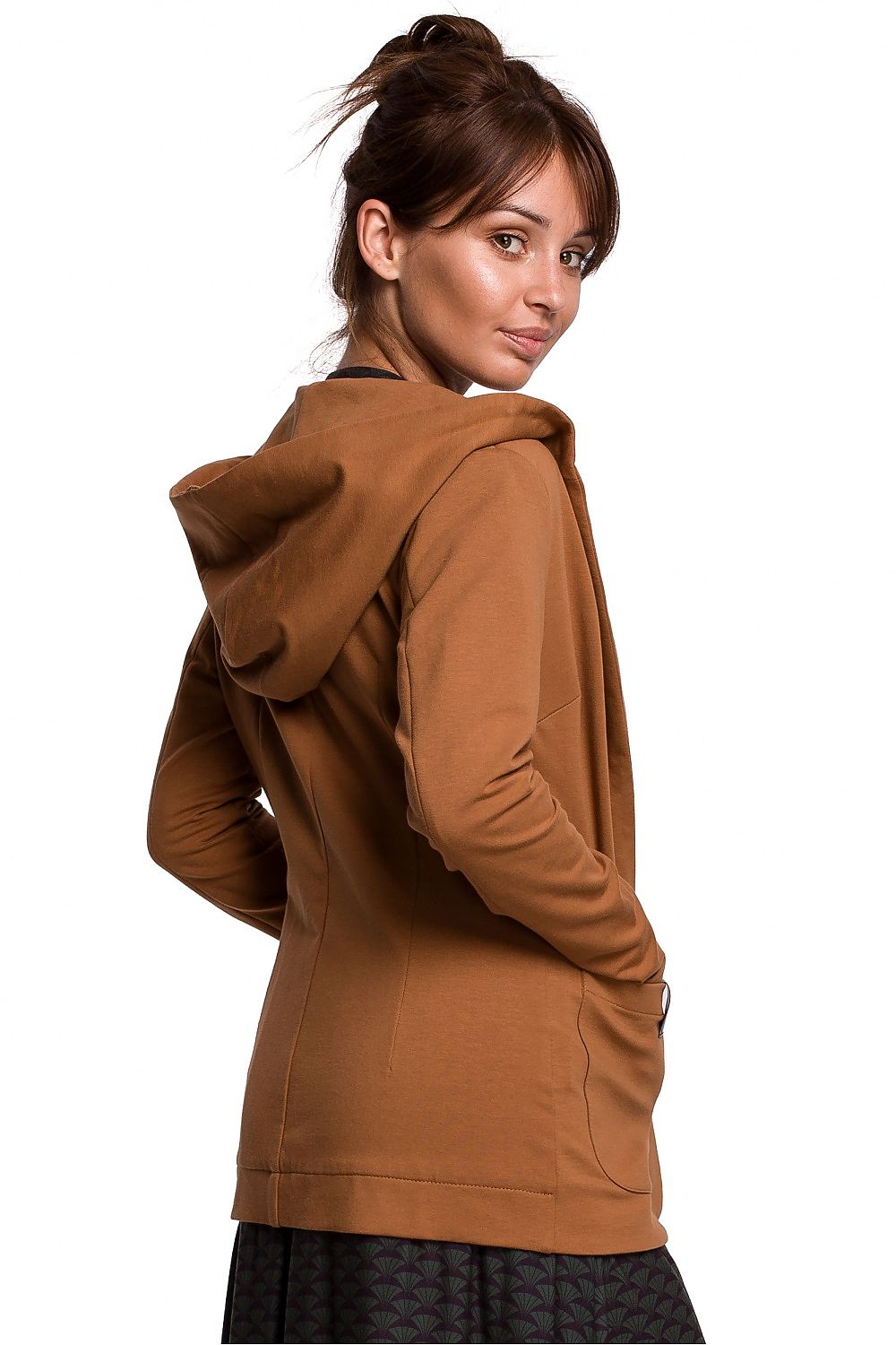 BeWear hettejakke i bomull til dame fra MS StyleHaven, laget av Bomull, farge Svart, størrelse XL, med long ermer, perfekt til dress