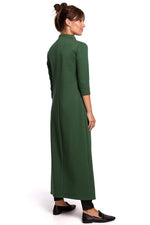 Tunika til dame- BeWear til dame fra MS StyleHaven, laget av Bomull; polyester, farge Blå, størrelse XL, med long ermer, perfekt til dress