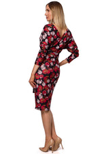Dagkjole Moe til dame fra MS StyleHaven, laget av polyester, farge Flerfarget 2, størrelse s, med long ermer, perfekt til casual; dress