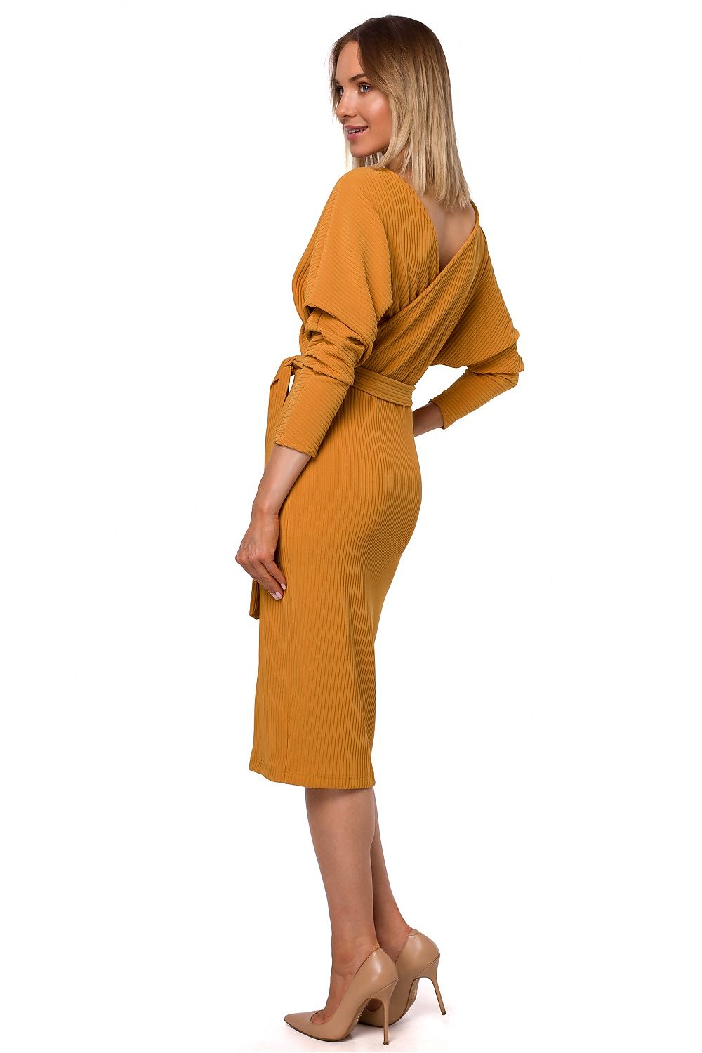 Dagkjole - Moe til dame fra MS StyleHaven, laget av polyester, farge Svart, størrelse XL, med long ermer, perfekt til casual; dress