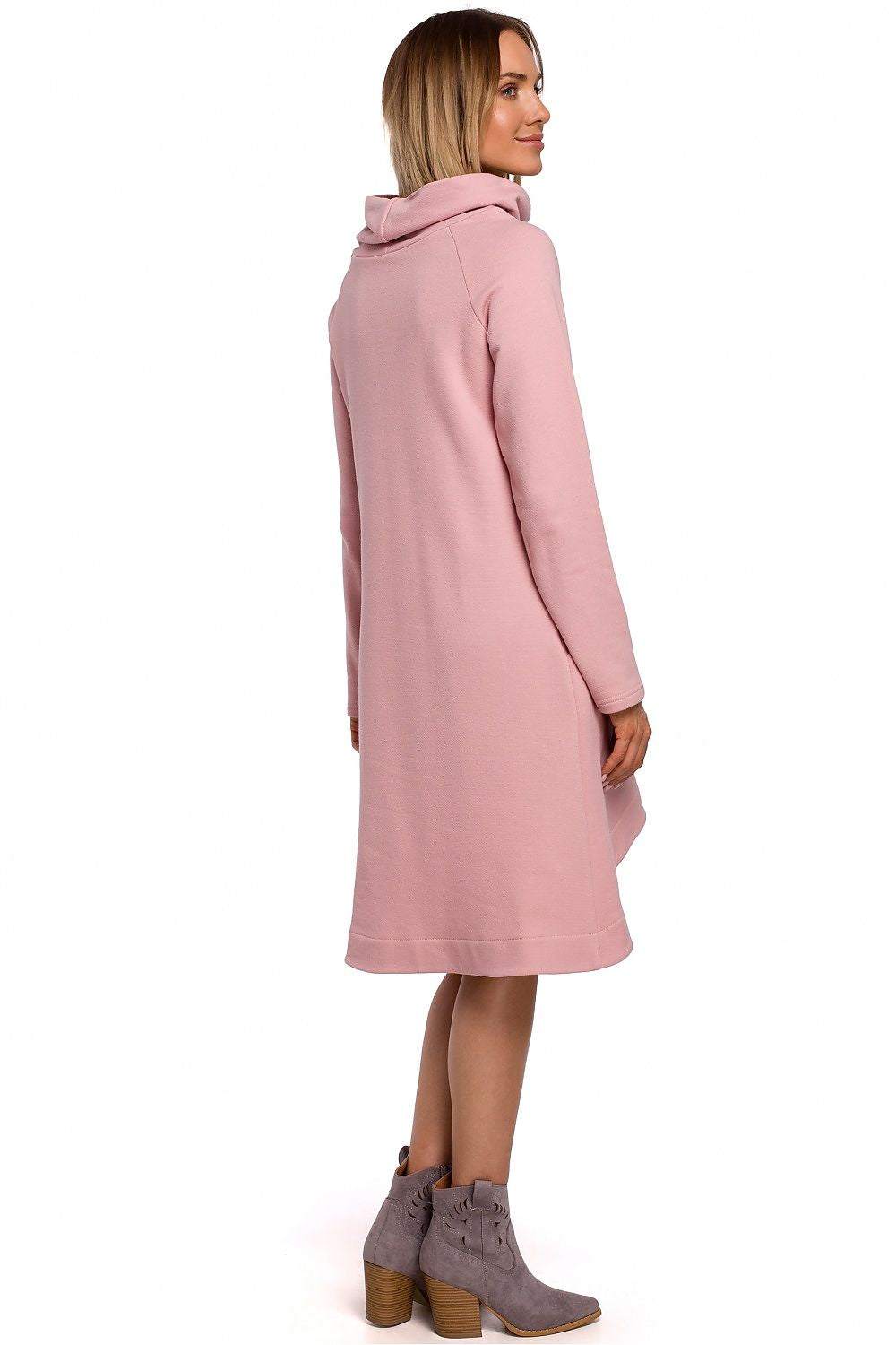 Dagkjole Moe til dame fra MS StyleHaven, laget av polyester, farge Grønn, størrelse XL, med long ermer, perfekt til casual; dress