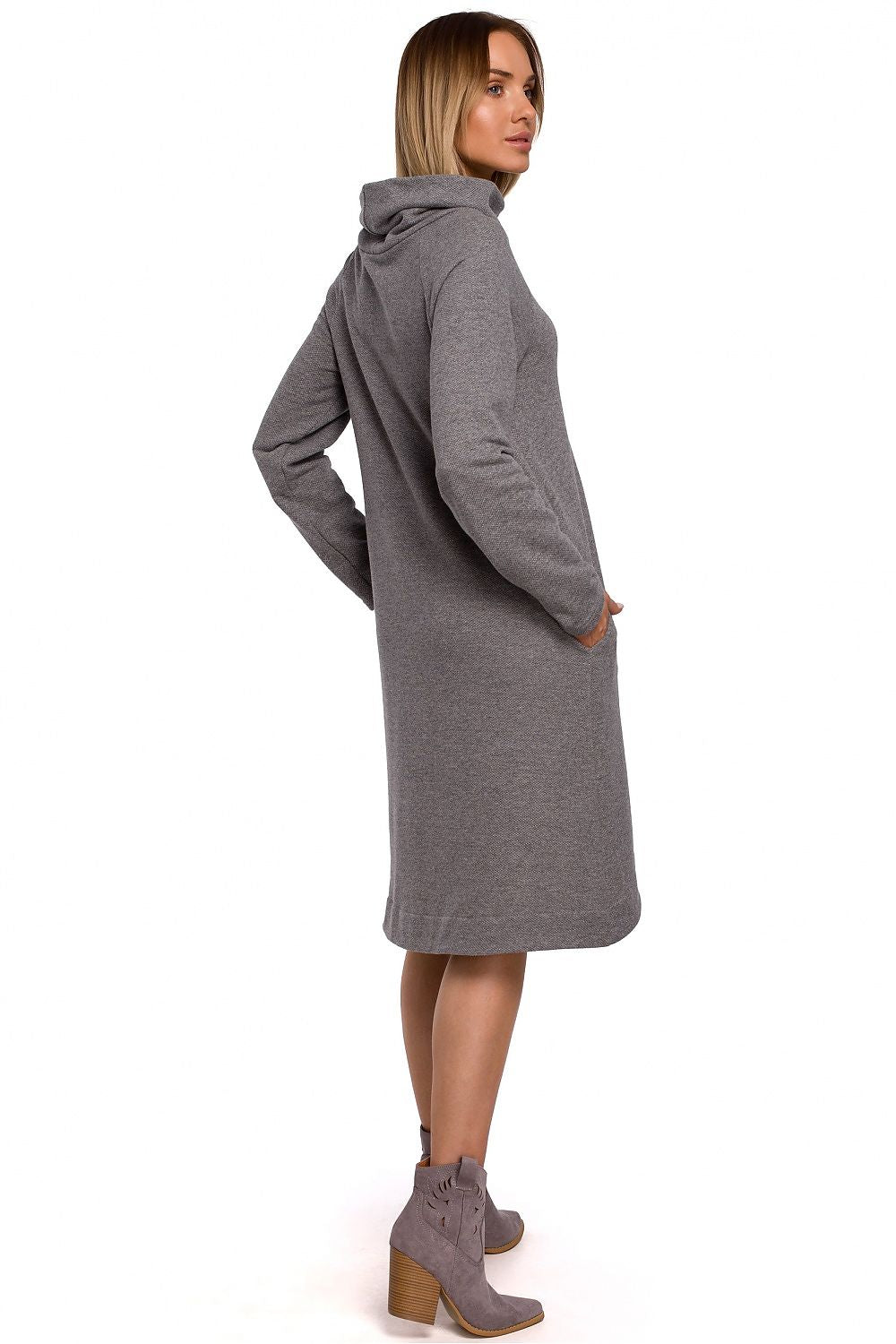Dagkjole Moe til dame fra MS StyleHaven, laget av polyester, farge Rosa, størrelse s, med long ermer, perfekt til casual; dress