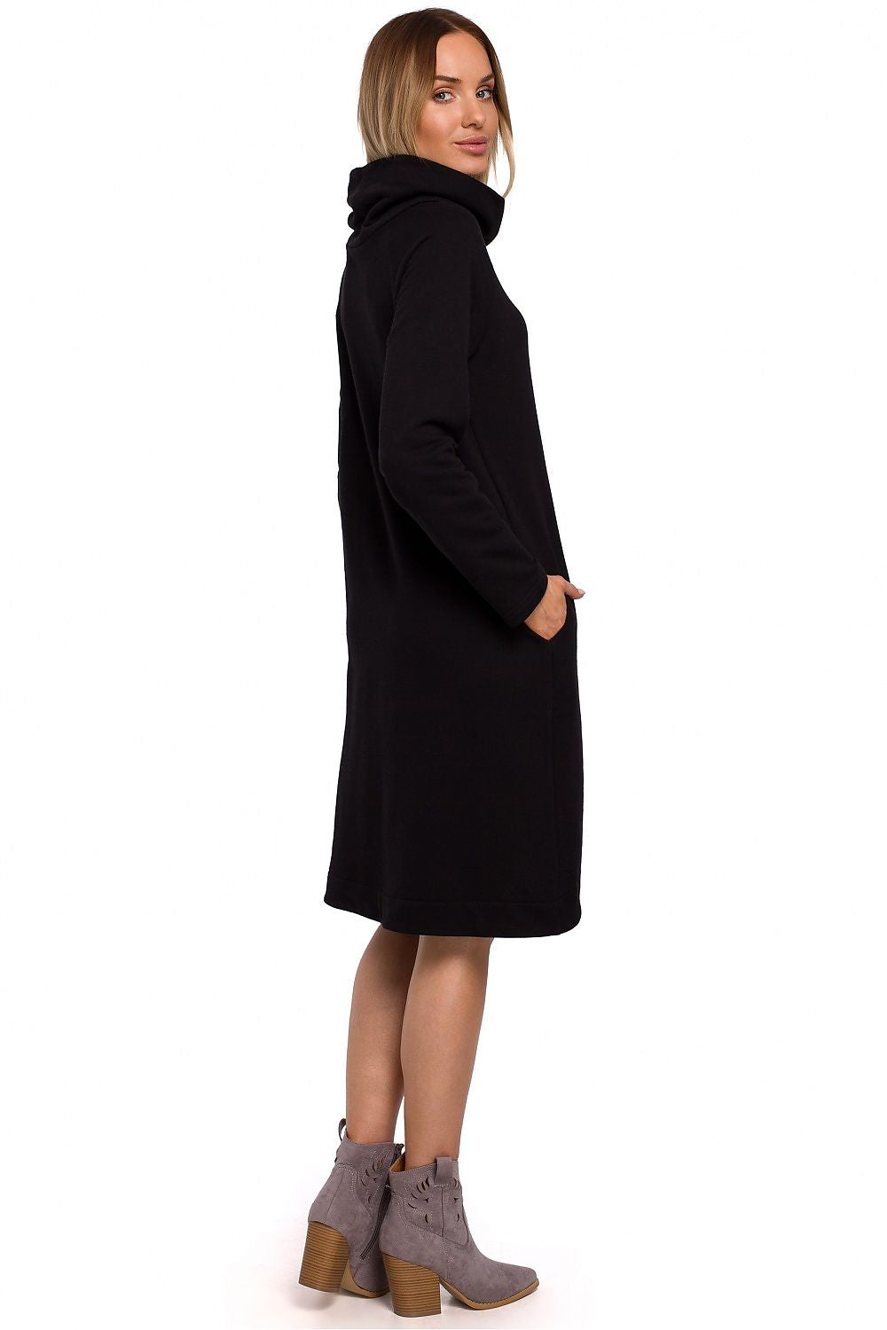 Dagkjole Moe til dame fra MS StyleHaven, laget av polyester, farge Rosa, størrelse L, med long ermer, perfekt til casual; dress