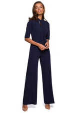 Dress Stylove til dame fra MS StyleHaven, laget av polyester; Viskose; Elastan-1, farge Rød, størrelse L, med short; 3-4 ermer, perfekt til dress