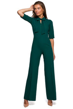 Dress Stylove til dame fra MS StyleHaven, laget av polyester; Viskose; Elastan-1, farge Rød, størrelse XXL, med short; 3-4 ermer, perfekt til dress
