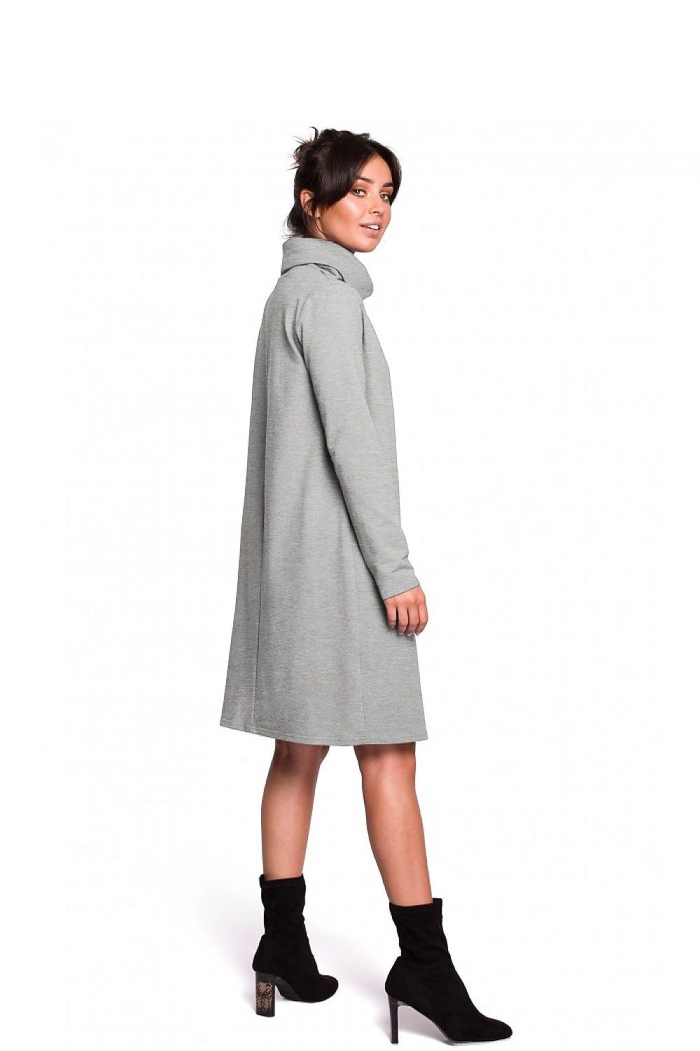 Dagskjole BeWear til dame fra MS StyleHaven, laget av polyester, farge Grønn, størrelse L, med long ermer, perfekt til dress