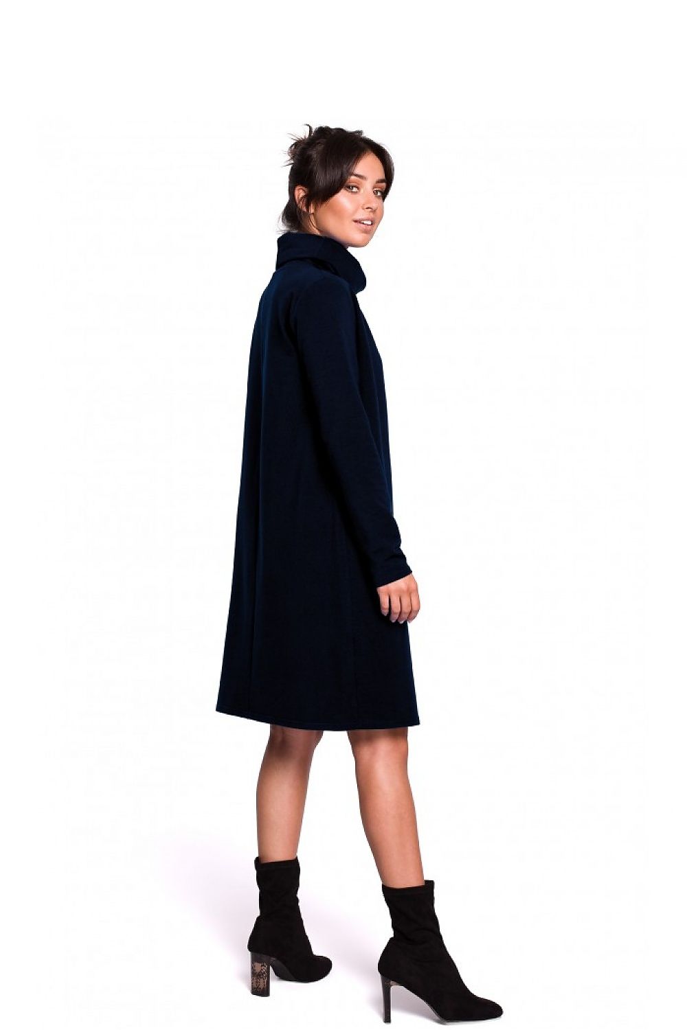 Dagskjole BeWear til dame fra MS StyleHaven, laget av polyester, farge Grønn, størrelse XXL, med long ermer, perfekt til dress