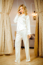 Rawa Sateng Elegance Set - Kalimo til dame fra MS StyleHaven, laget av Elastan; Viskose; Sateng; polyester, farge Svart, størrelse XXL, med long; 3-4 ermer, perfekt til casual; dress