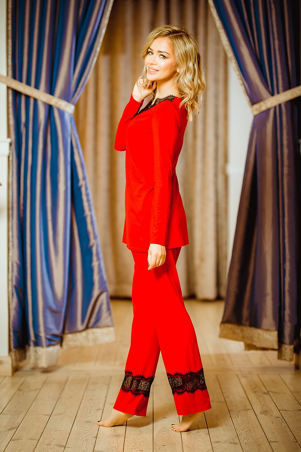 Kapas Elegant Sett – Kalimo til dame fra MS StyleHaven, laget av Elastan; Viskose, farge Svart, størrelse S, med long; 3-4 ermer, perfekt til casual; dress