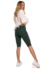 Korte Leggings - Moe til dame fra MS StyleHaven, laget av Bomull, farge beige, størrelse XL, med short ermer, perfekt til dress