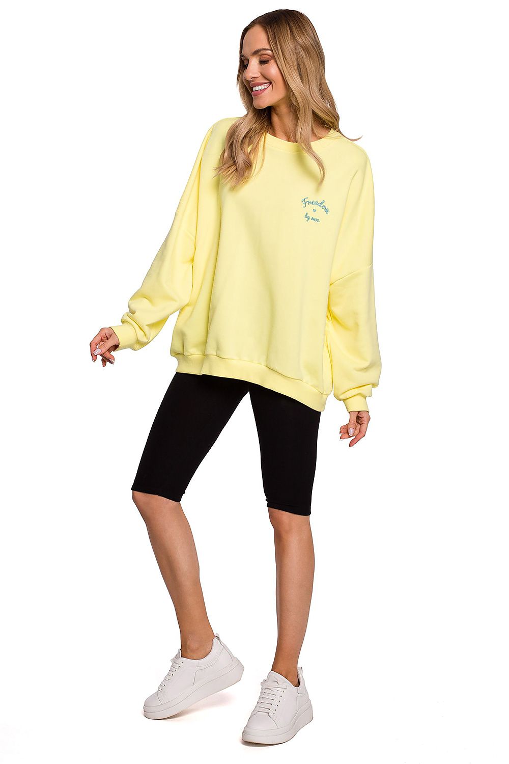 Korte Leggings - Moe til dame fra MS StyleHaven, laget av Bomull, farge Grønn, størrelse M, med short ermer, perfekt til dress
