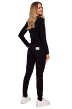 Jumpsuit - Moe til dame fra MS StyleHaven, laget av Elastan-1, farge Grønn, størrelse L, med long ermer, perfekt til casual; dress
