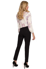 Damebukser Makover til dame fra MS StyleHaven, laget av polyester; Elastan, farge Svart, størrelse M, med long ermer