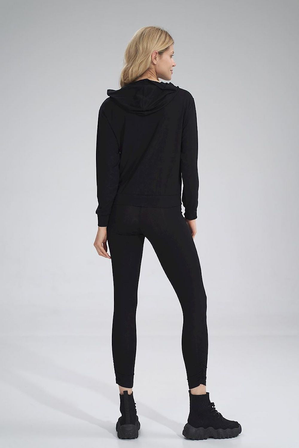 Lange leggings - Figl til dame fra MS StyleHaven, laget av Viskose; Elastan, farge Svart, størrelse M, med 45720 ermer, perfekt til casual