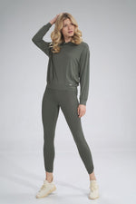 Lange leggings - Figl til dame fra MS StyleHaven, laget av Viskose; Elastan, farge Svart, størrelse XL, med 45720 ermer, perfekt til casual