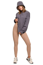 Leggings BeWear til dame fra MS StyleHaven, laget av Bomull, farge Brun, størrelse XXL, med long ermer, perfekt til dress