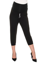 Relaxed Comfort Crops fra PeeKaBoo til dame fra MS StyleHaven, laget av Elastan; Bomull, farge Svart, størrelse S/M, med 3-4; long ermer, perfekt til casual; dress