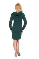 Nurture & Nest-kjole fra PeeKaBoo til dame fra MS StyleHaven, laget av Bomull; Elastan, farge Grønn, størrelse XXL, med 3-4; long ermer, perfekt til casual; dress