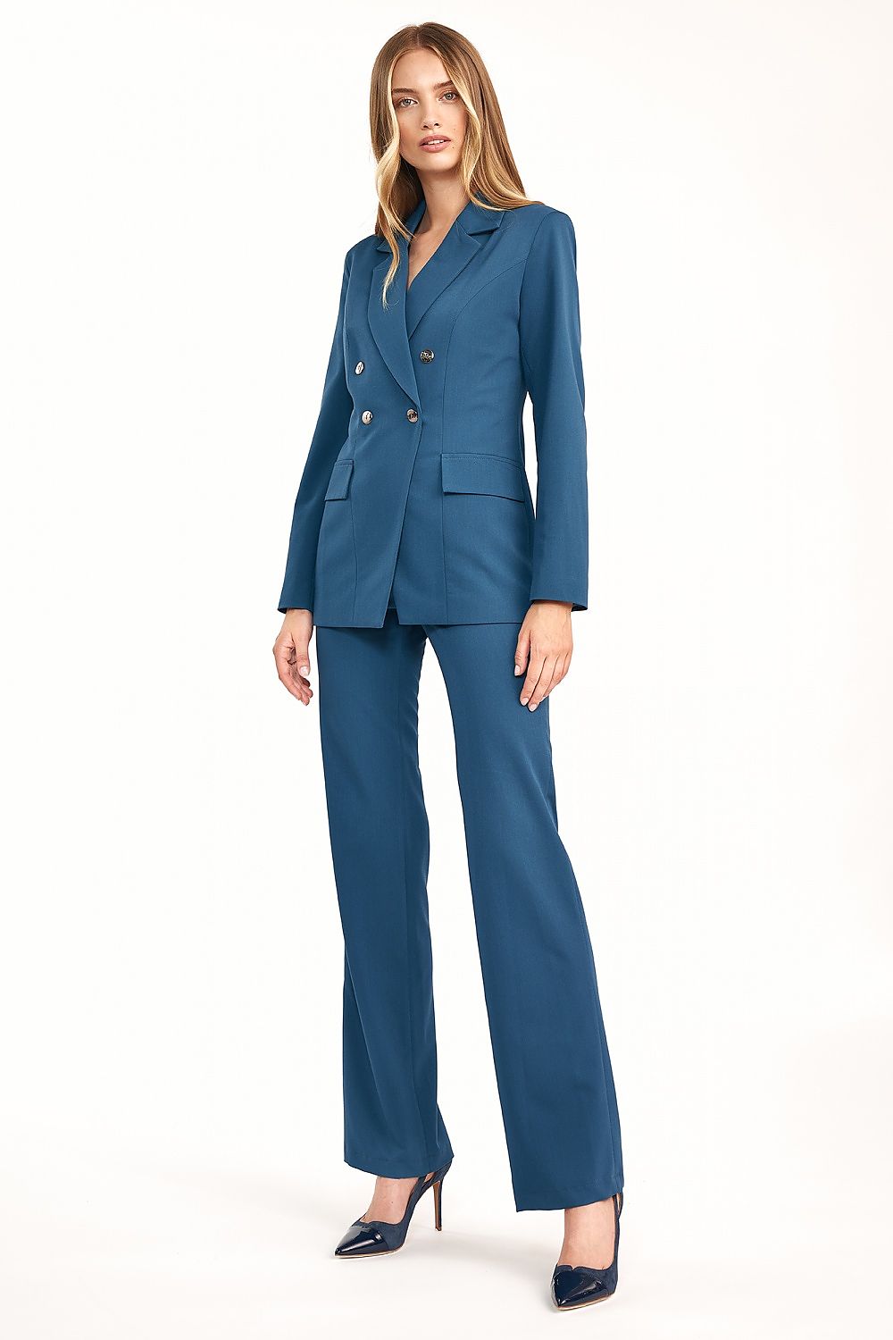 Damebukser Nife til dame fra MS StyleHaven, laget av polyester; Viskose, farge Svart, størrelse 42, med long ermer, perfekt til casual; dress