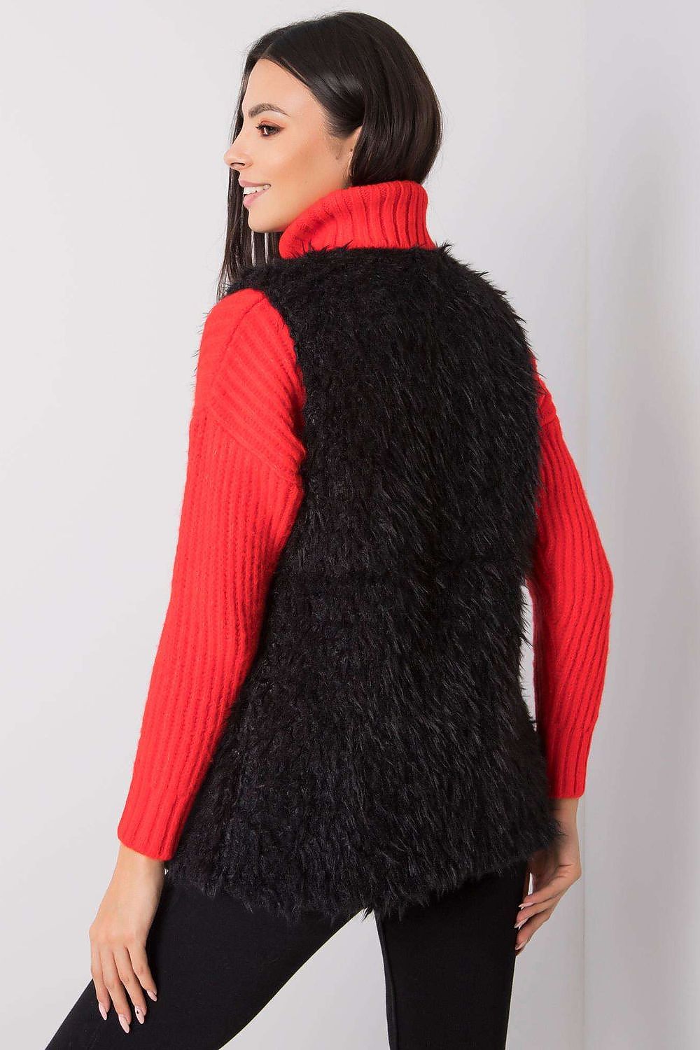 Gilet Och Bella for kvinner fra MS StyleHaven, i fargen svart, størrelse L ermer